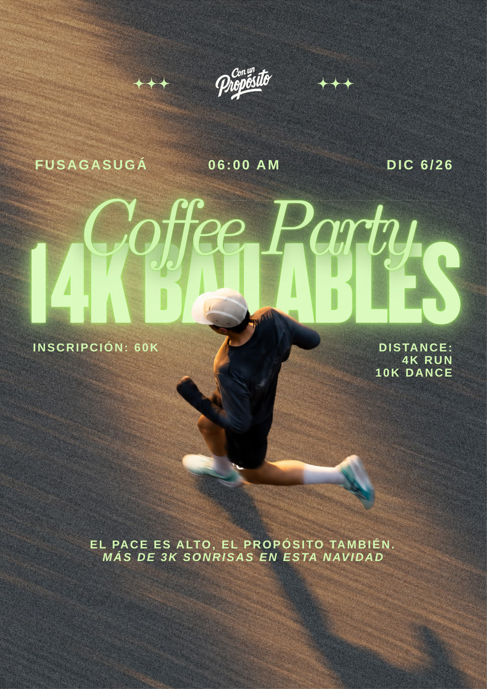 Flyer oficial Coffee Party 14K Bailables